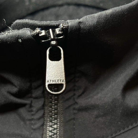 Athleta - Advantage Poplin Jacket Top Black Long Sleeve Pullover in Size XS - Picture 7 of 14